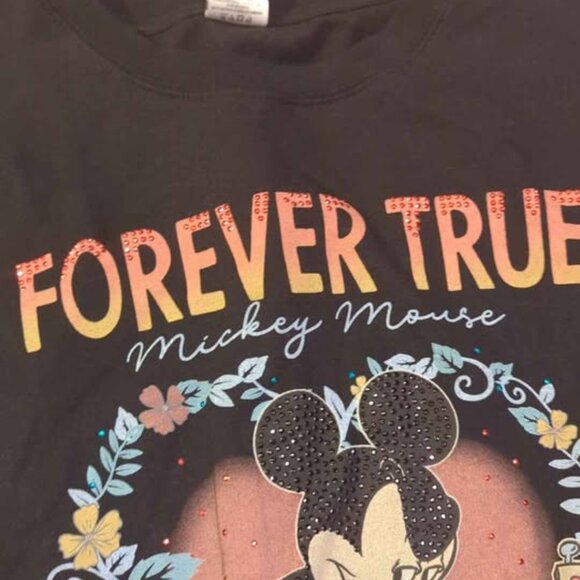 Disney Mickey mouse guitar sequin sweatshirt size xxl - Picture 2 of 5